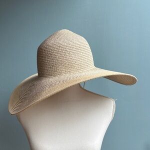 Renato Balestra Blue, White & Silver Wide Brim Hat Excellent Condition Renato Balestra Hats for Women on Sale up to 90% Off: Poshmark main image 3